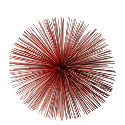 Coral red Coloured aluminium