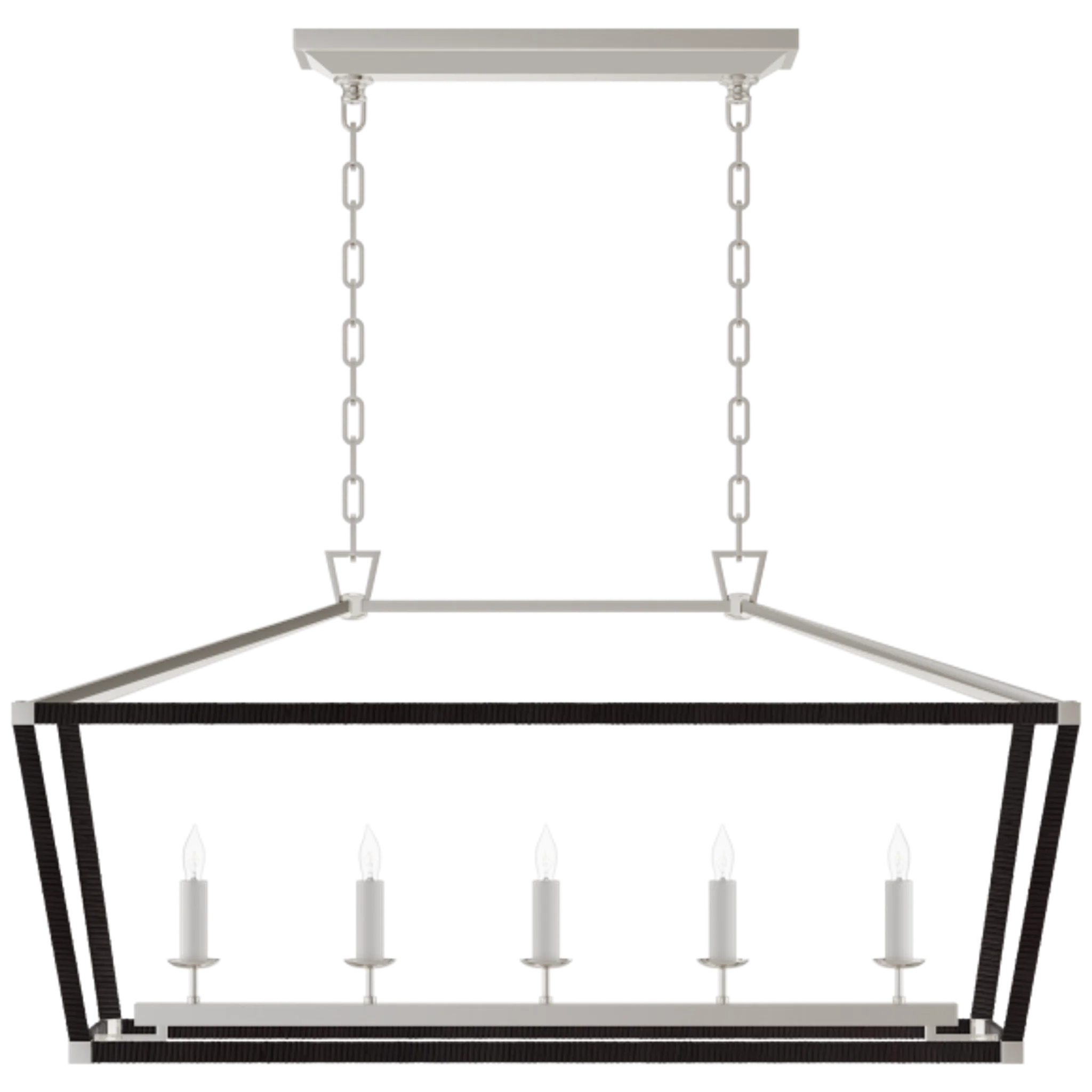 Купить Подвесной светильник Darlana Medium Rattan Wrapped Linear Lantern в интернет-магазине roooms.ru