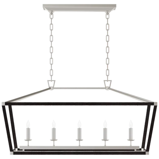 Купить Подвесной светильник Darlana Medium Rattan Wrapped Linear Lantern в интернет-магазине roooms.ru