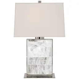 Polished Nickel 14" x 15" x 10" Percale Rectangle