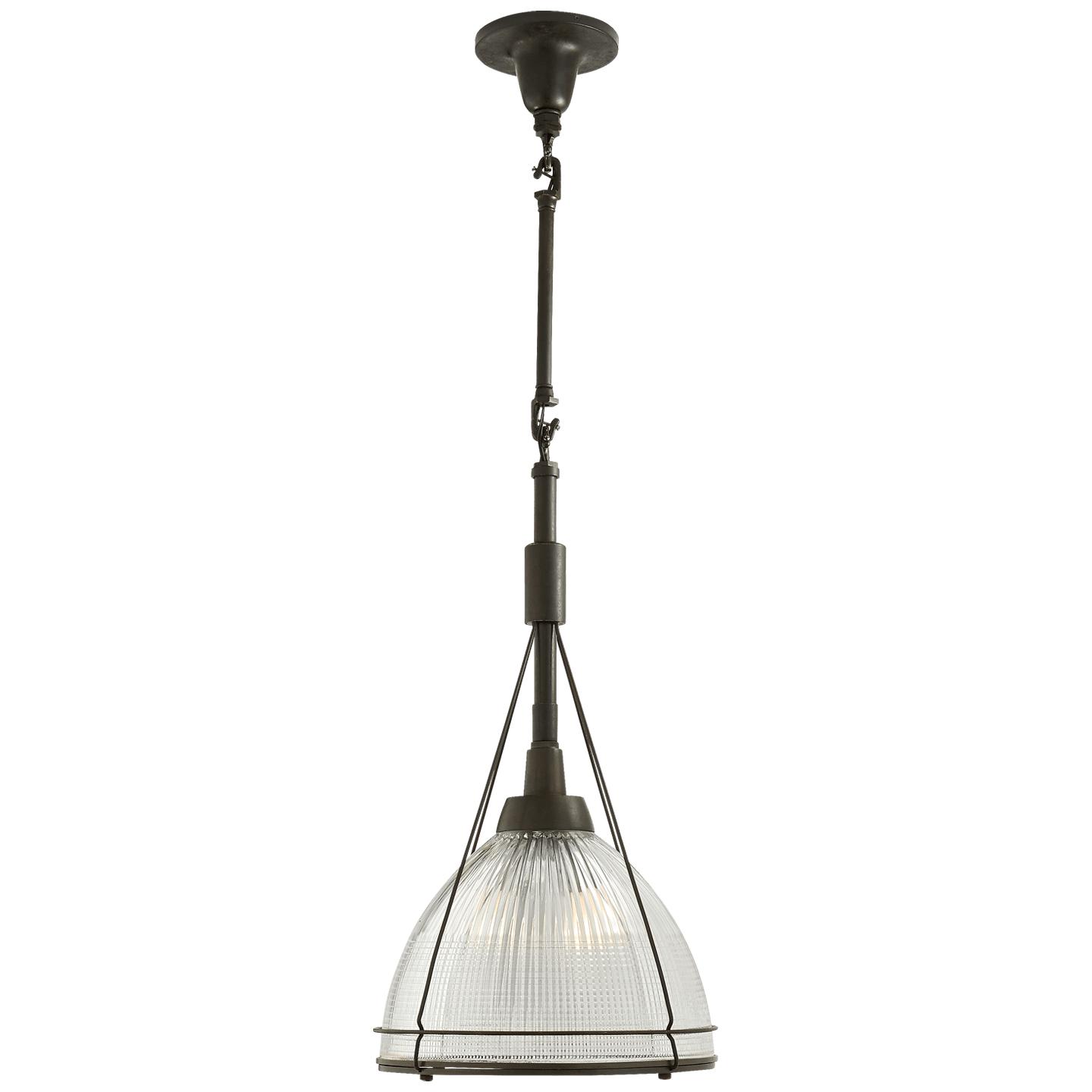 Aged Iron Prismatic Clear Glass