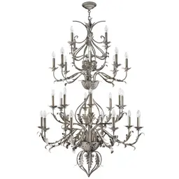 20 light (8+8+4) 25 Kg 130 cm 95 cm With hand-cut crystals