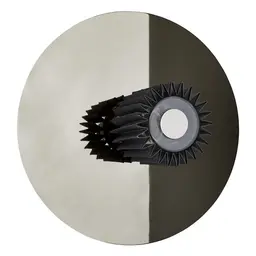 Large,Silver with Silver, 1 (Not Included)