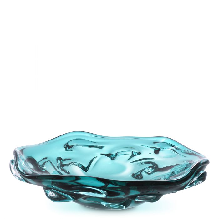 hand blown glass | turquoise colour L
