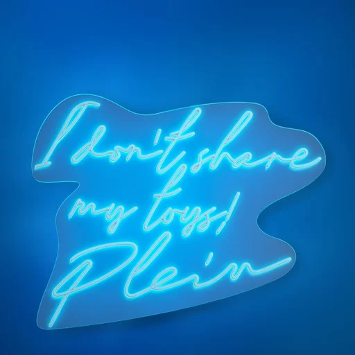 Купить Надпись Neon I Don't Share My Toys в интернет-магазине roooms.ru
