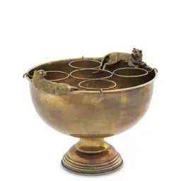 vintage brass finish