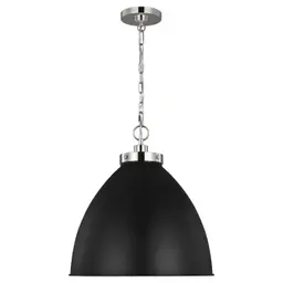 Midnight Black and Polished Nickel