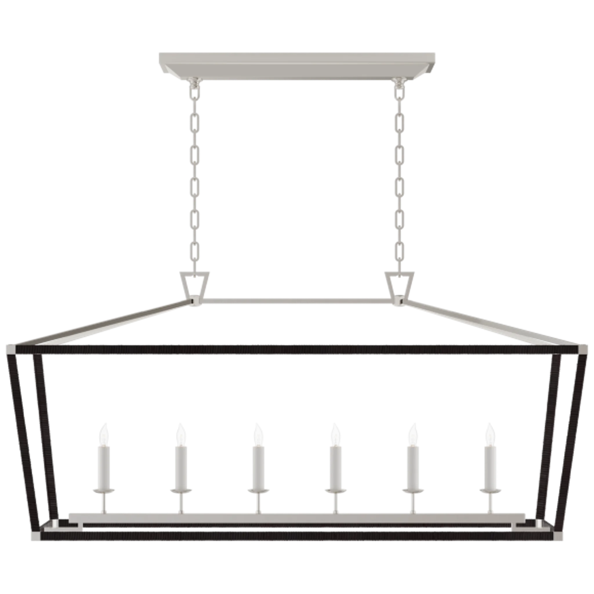 Купить Подвесной светильник Darlana Large Rattan Wrapped Linear Lantern в интернет-магазине roooms.ru