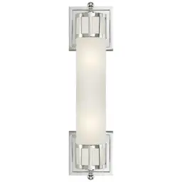 Chrome Frosted Glass