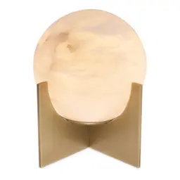 antique brass finish | alabaster S