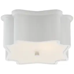 Plaster White Frosted Glass