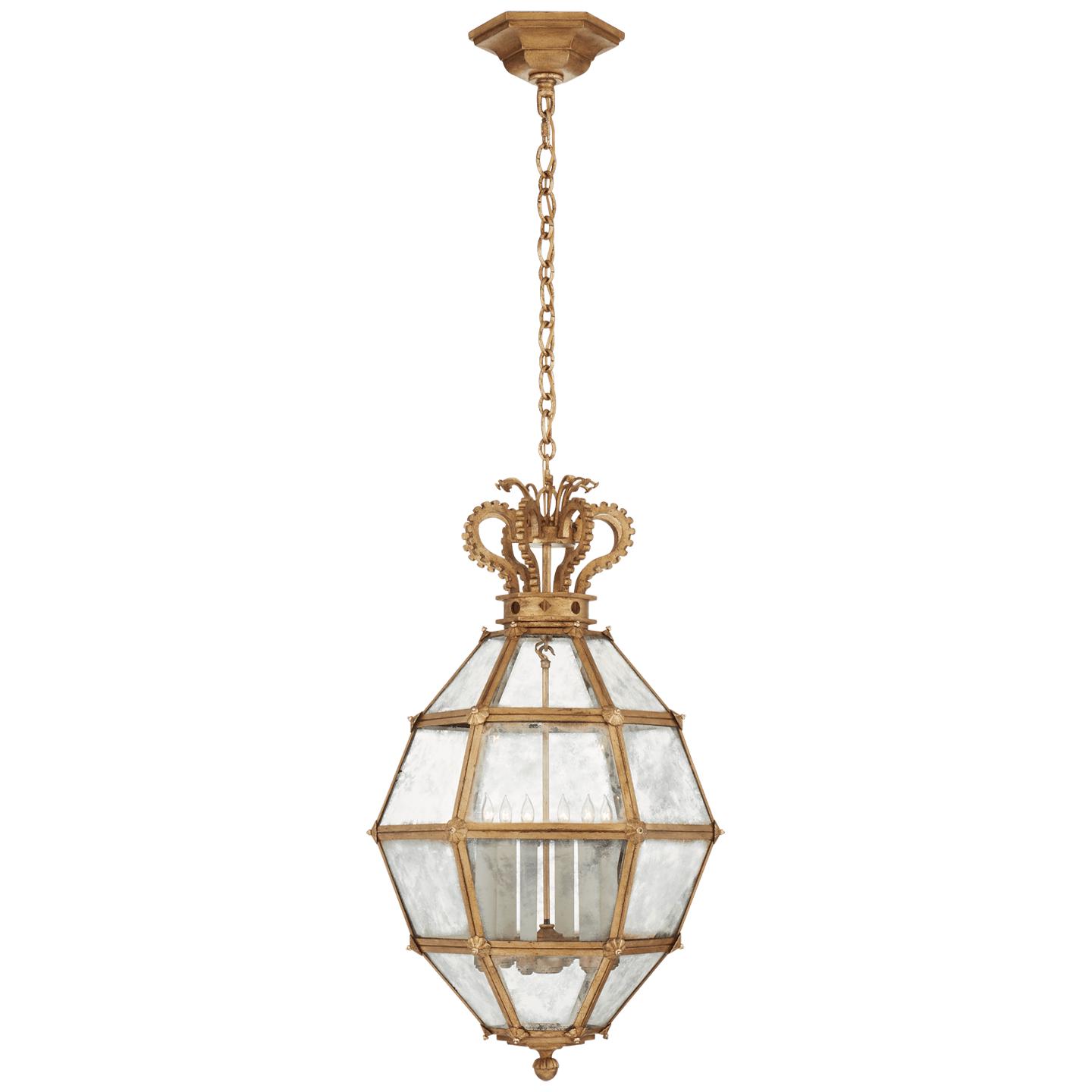Купить Подвесной светильник Venezia Medium Faceted Scroll-Top Lantern в интернет-магазине roooms.ru