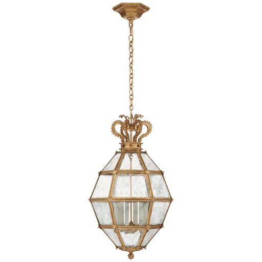 Купить Подвесной светильник Venezia Medium Faceted Scroll-Top Lantern в интернет-магазине roooms.ru