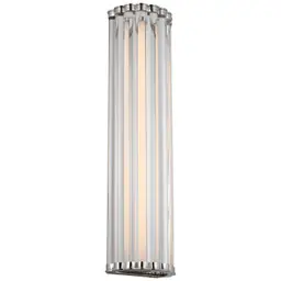 Polished Nickel Clear Glass