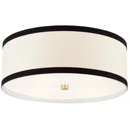 Gild Cream Linen with Black Linen Trim