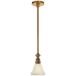 Hand-Rubbed Antique Brass White Glass Desk Shade