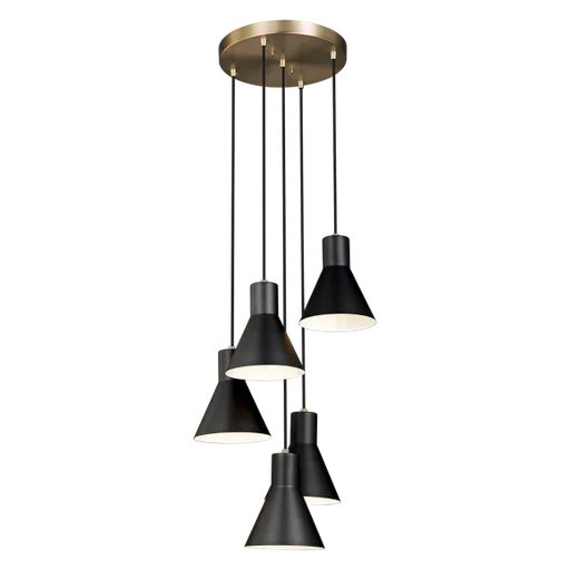 Купить Подвесной светильник Towner Five Light Cluster Pendant в интернет-магазине roooms.ru