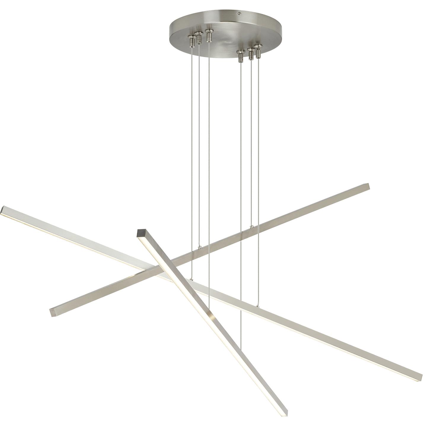 Satin Nickel Integrated LED 90 CRI 3000K 120V