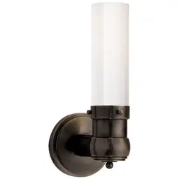 Bronze White Glass