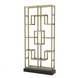 brushed brass finish | smoke glass | oak veneer base