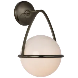 Bronze White Glass