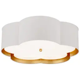 White and Gild Frosted Acrylic