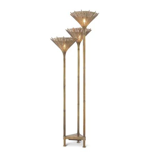 Купить Торшер Floor Lamp Kon Tiki Triple в интернет-магазине roooms.ru