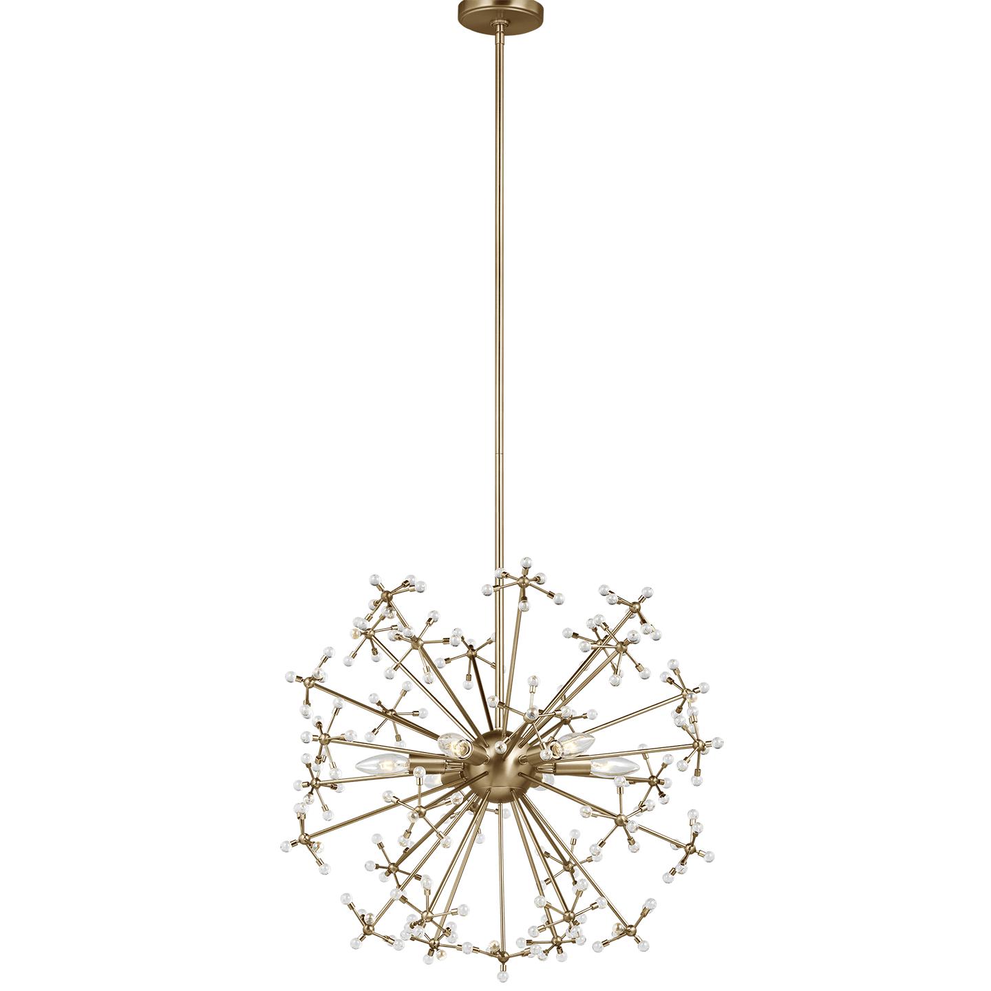 Satin Brass LED Bulb(s) Included