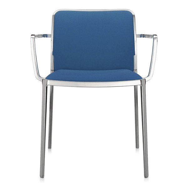 Polished Aluminum,Trevira Ultramarine Green