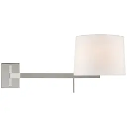 Polished Nickel 11" x 11.75" 8.75" Linen