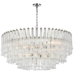 Polished Nickel Clear Glass