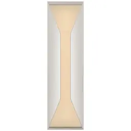 Polished Nickel Frosted Glass