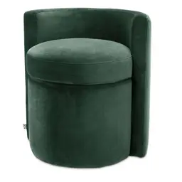 roche dark green velvet