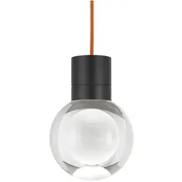 Black Clear 1-LITE Copper Cord