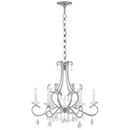 Polished Nickel Clear Glass