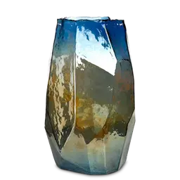 Multi-colour Coloured glass with luster