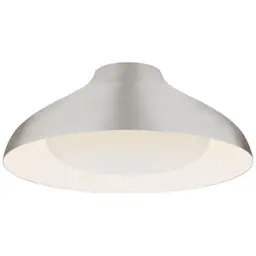 Burnished Silver Leaf Soft White Glass