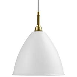 Medium,Brass with Matte White