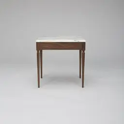 Small,Black Walnut with Arebescato Corchia Stone