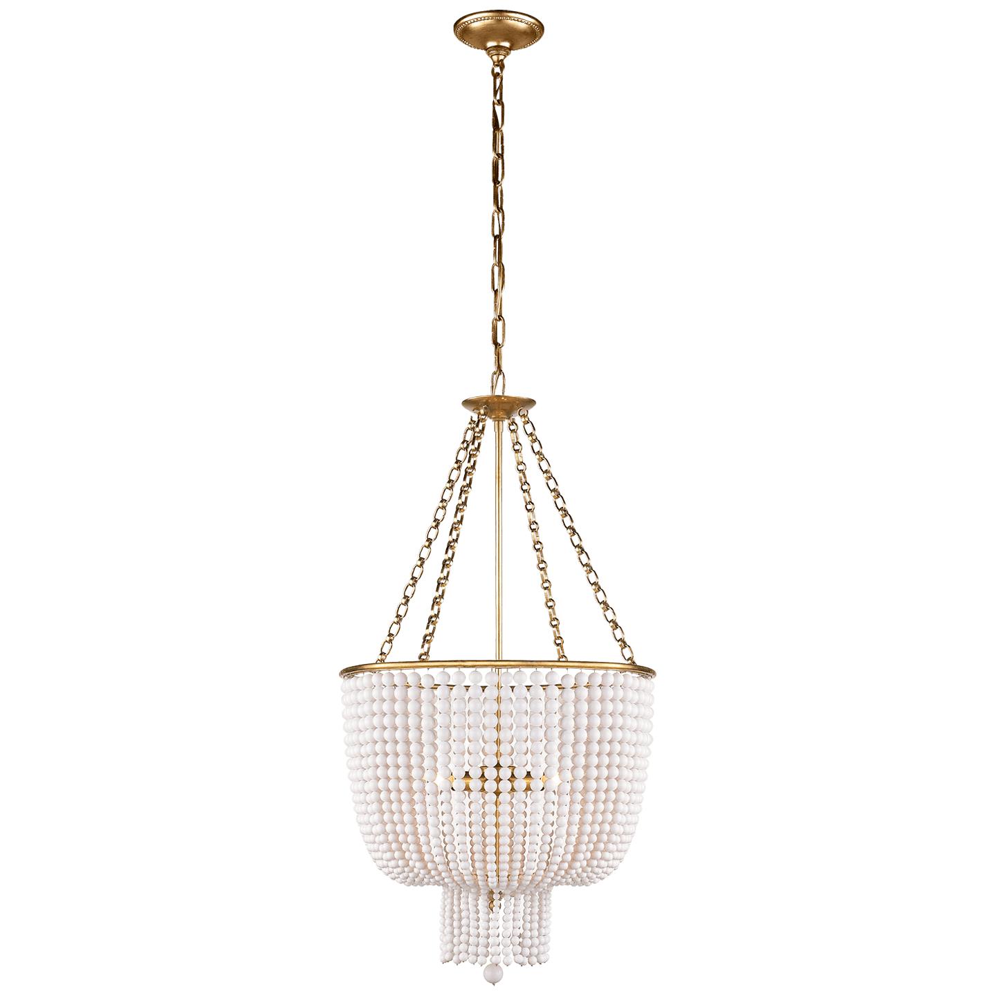 Hand-Rubbed Antique Brass White Acrylic