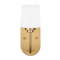 Satin Brass LED Bulb(s) Included
