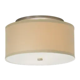 Satin Nickel Desert Clay Large Lamp Not Included