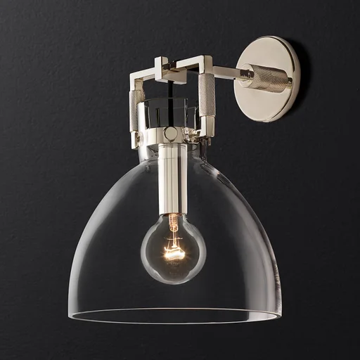 Купить Бра Machinist Glass Cloche Sconce 10" в интернет-магазине roooms.ru