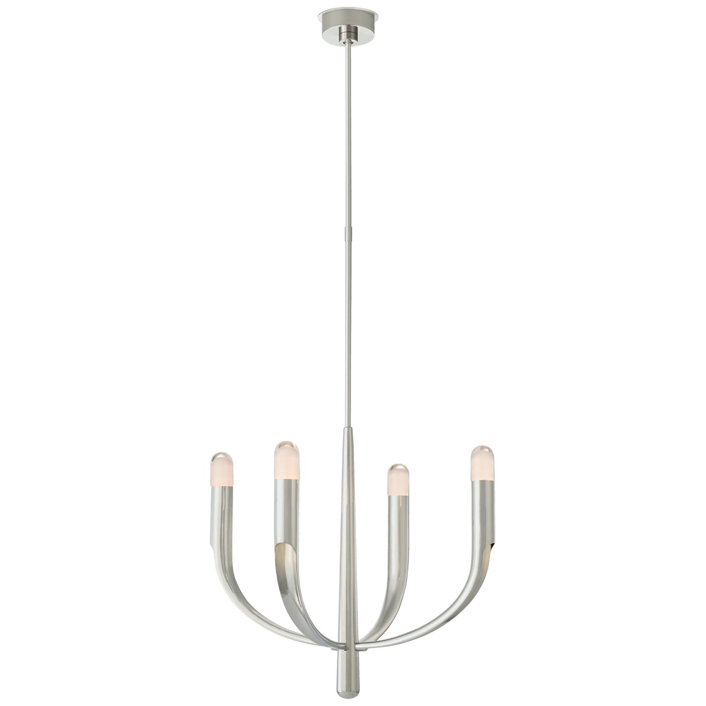 Polished Nickel Clear Glass