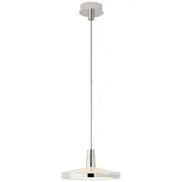 Polished Nickel Clear Glass