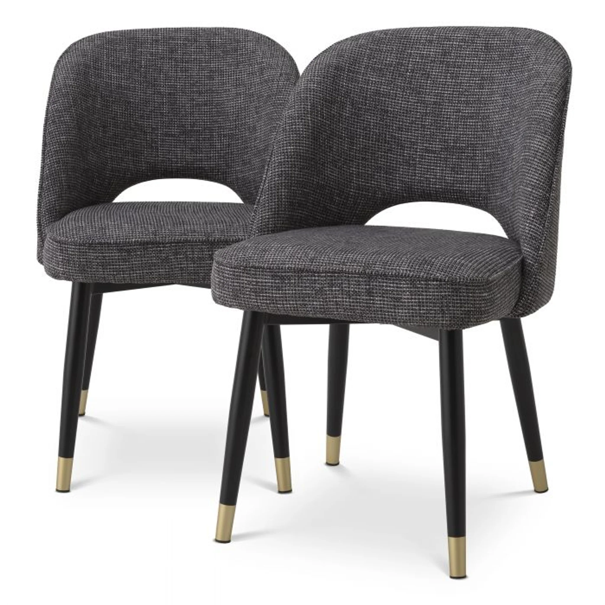 Купить Стул без подлокотника Dining Chair Cliff set of 2 в интернет-магазине roooms.ru