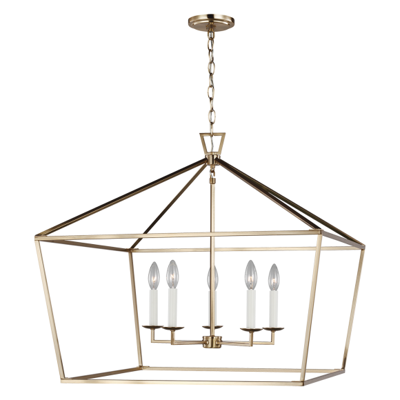 Satin Brass LED Bulb(s) Included