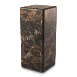 Dark brown MDFResin base artificial marble