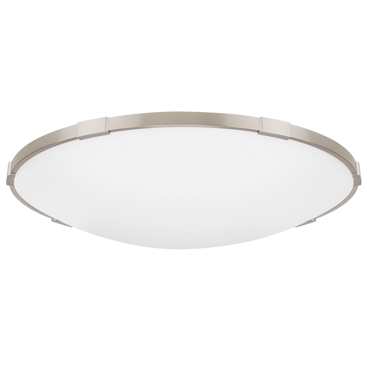 Satin Nickel 24" Diameter LED 90 CRI 3000K 120V