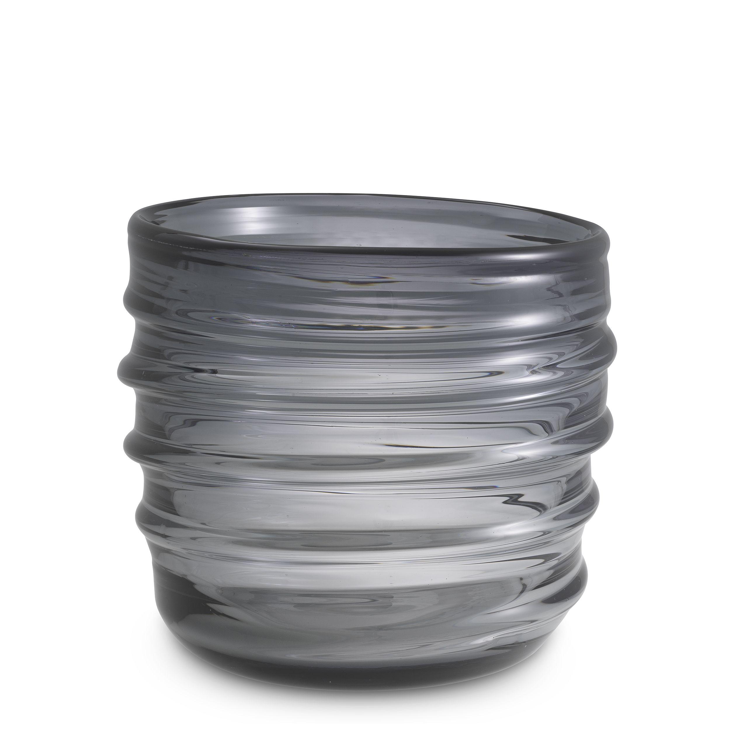 hand blown glass | grey colour S